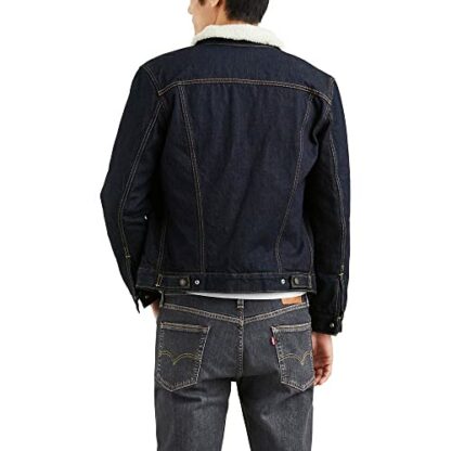 Levi's Men's Type Iii Sherpa Jacket Denim - Image 3