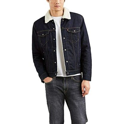 Levi's Men's Type Iii Sherpa Jacket Denim - Image 2