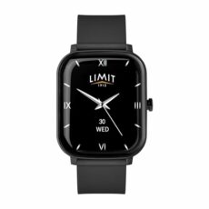 Limit 37mm Blue Unisex Smart Watch Fitness Tracker with Bluetooth Calling Heart Rate Sp02 Android and Ios Silicone Strap