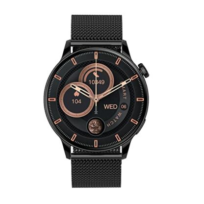 Maxcom FW58 Vanad Pro - Unisex Jewellery Smartwatch - BijouWatch® - 1.3" Amoled Screen - Call Function - IP68 - Health and Sport Tracker - 2 Straps - Black - Image 3