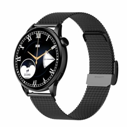 Maxcom FW58 Vanad Pro - Unisex Jewellery Smartwatch - BijouWatch® - 1.3" Amoled Screen - Call Function - IP68 - Health and Sport Tracker - 2 Straps - Black - Image 2