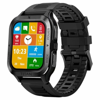 Maxcom FW67 Titan Pro Smartwatch with Fitness Tracker, Heart rate monitor, incoming calls and inbuilt speaker - Black - Image 4