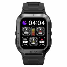 Maxcom FW67 Titan Pro Smartwatch with Fitness Tracker, Heart rate monitor, incoming calls and inbuilt speaker - Black