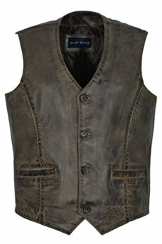 Men's New Party Fashion Stylish Dirty Brown Real Genuine Classic Designer Real Soft Lambskin Leather Waistcoats 5226