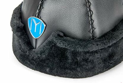 Miss Tesettür Turkish Ottoman Bork Hat, Ertugrul Faux Leather Fur Winter Cap - Image 4