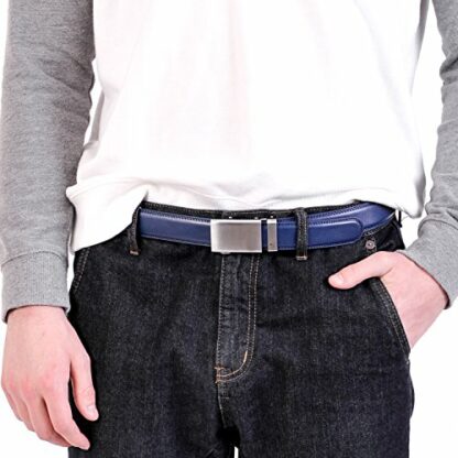 Mission Belt Men's Leather Ratchet Belt, 35mm Solid Collection 3 Mission Belt Men's Leather Ratchet Belt, 35mm Solid Collection - Image 3