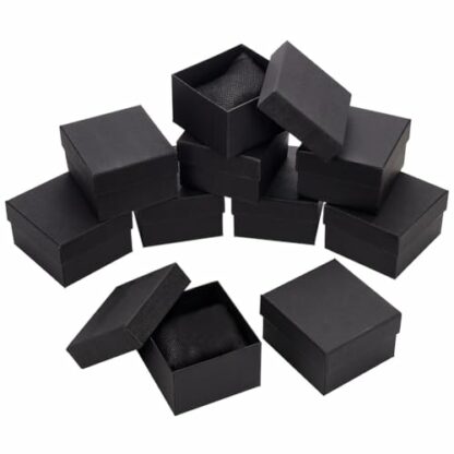 NBEADS 10 Pcs Paper Watch Box, 8.6x7.9x5.2cm Cardboard Gift Box Watches Holder Jewelry Gift Boxes With Pillow Bracelet Holder Square Storage Gift Case for Wristwatches Smart Watches 2 NBEADS 10 Pcs Paper Watch Box, 8.6x7.9x5.2cm Cardboard Gift Box Watches Holder Jewelry Gift Boxes With Pillow Bracelet Holder Square Storage Gift Case for Wristwatches Smart Watches - Image 2