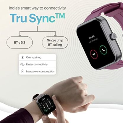 Noise Pulse 2 Max 1.85" Display, Bluetooth Calling Smart Watch, 10 Days Battery, 550 NITS Brightness, Smart DND, 100 Sports Modes, 150+ Cloud-Based Watch Faces, Smartwatch for Men and Women 4 Noise Pulse 2 Max 1.85" Display, Bluetooth Calling Smart Watch, 10 Days Battery, 550 NITS Brightness, Smart DND, 100 Sports Modes, 150+ Cloud-Based Watch Faces, Smartwatch for Men and Women - Image 4
