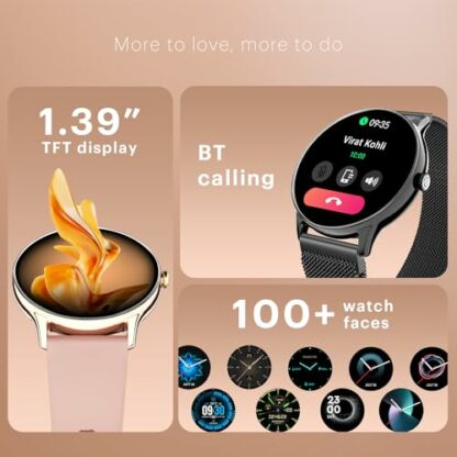 Noise Twist Go Round dial Smartwatch with BT Calling, 1.39" Display, Metal Build, 100+ Watch Faces, IP68, Sleep Tracking, 100+ Sports Modes, 24/7 Heart Rate Monitoring - Image 3