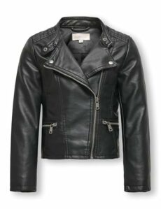 ONLY Girl's Konfreya Faux Leather Biker OTW Noos Jacket