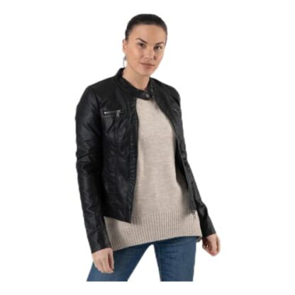 ONLY Women's Bandit Pu Biker Noos Jacket - Image 2