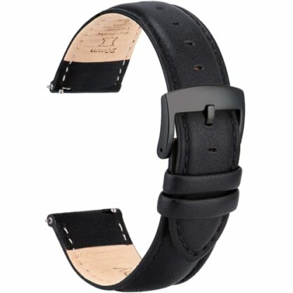 OTTOODY Leather Watch Straps Quick Release, Elegant & Soft Top Grain Genuine Leather Watch Strap for Men Women, 22mm 21mm 20mm 18mm 16mm Replacement Bands for Watch & Smartwatch 2 OTTOODY Leather Watch Straps Quick Release, Elegant & Soft Top Grain Genuine Leather Watch Strap for Men Women, 22mm 21mm 20mm 18mm 16mm Replacement Bands for Watch & Smartwatch - Image 2
