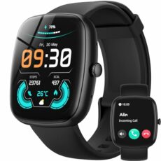 Parsonver Smart Watch Women Answer/Make Call, 1.83" Fitness Tracker with 100+ Sports, BMI, Heart Rate, Sleep Monitor, SpO2, Stress Measurement, IP68 Waterproof Sports Watch for Android iOS