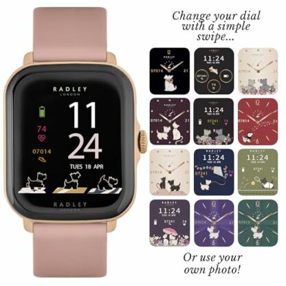 RADLEY Series 20 Smart Calling Watch with Cobweb Silicone Strap RYS20-2124 - Image 2
