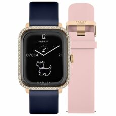 Radley Series 20 Smart Calling Watch with interchangeable Cobweb Silicone and Ink Leather Straps RYS20-2128-SET