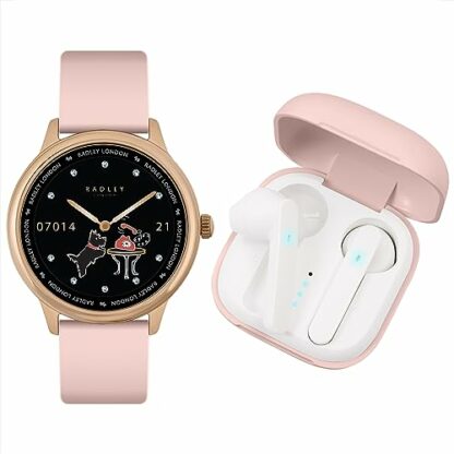 Radley Smart Series 19 Smart Cobweb Calling Watch with True Wireless Earbuds RYS19-2154-TWS 2 Radley Smart Series 19 Smart Cobweb Calling Watch with True Wireless Earbuds RYS19-2154-TWS - Image 2