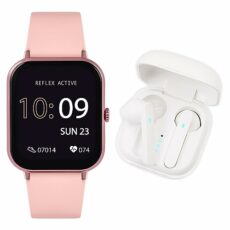 Reflex Active Series 17 Women's Multi-Function Digital Smartwatch and Wireless Earbud Set