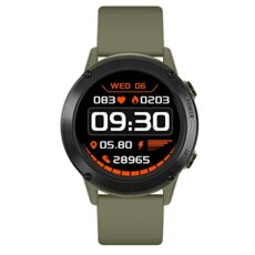 Reflex Active Series 18 Khaki Smart Watch With Built-In GPS, Full Colour Touch Screen and up to 10 Day Battery Life