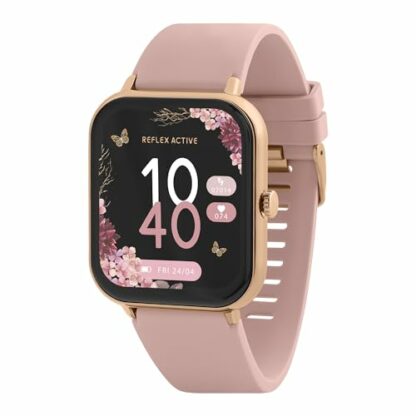 Reflex Active Series 23 Rose Gold Plated Pink Strap Fitness Calling Smart Watch 2 Reflex Active Series 23 Rose Gold Plated Pink Strap Fitness Calling Smart Watch - Image 2
