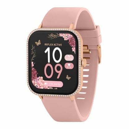 Reflex Active Series 23 Womens Pink Stone Set Smart Watch with 1.83”, IP67, Fitness Tracker, Heart Rate Monitor, Answer Calls - Image 2