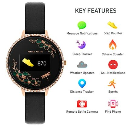 Reflex Active Series 3 Smart Watch With Colour Touch Screen, Crown Navigation and Up To 7 Day Battery Life RA03-2080 3 Reflex Active Series 3 Smart Watch With Colour Touch Screen, Crown Navigation and Up To 7 Day Battery Life RA03-2080 - Image 3