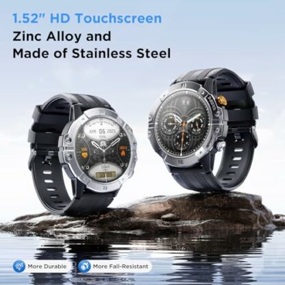 SANAG C29 Fitness Smartwatch for Men Women, 1.54" HD Touch Screen Smart Watches with Al Voice Assistant, Answer/Make Calls, Fitness Tracker with Heart Rate/Sleep Tracker/100+ Sports for iOS Android - Image 3