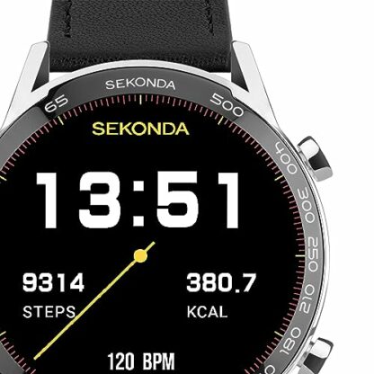 Sekonda Active Plus Mens 45mm Smart Watch with Heart Rate and Sleep Monitor, Daily Activity, Sports, Music, Weather & Message Functions - Image 4