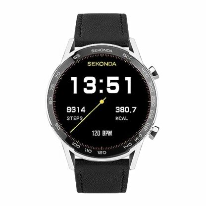 Sekonda Active Plus Mens 45mm Smart Watch with Heart Rate and Sleep Monitor, Daily Activity, Sports, Music, Weather & Message Functions - Image 2