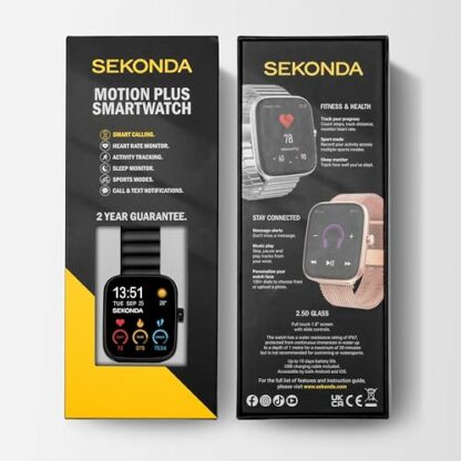 Sekonda Motion Plus Smart Watch 36mm with Stainless Steel Strap - Image 4