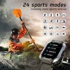 Slothcloud Smart Watches for Men,Fitness Activity Tracker Watch with Heart Rate Blood Oxygen Monitoring IP68 Waterproof 1.71 inch Full Touch Screen Smart Watch Compatible for iOS Android (Green)