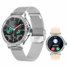 Smart Watch For Women With Call Function,Ladies Diamonds Smartwatches,1.32'' IPS Touchscreen Fitness Activity Tracker,Heart Rate/Sleep Monitor,Smartwatch For IOS Android Phones
