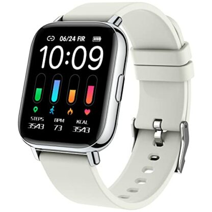 Smart Watch Men Women, 1.69" Fitness Tracker with Sleep/Heart Rate Monitor, Calorie/Step Counter Fitness Watch 24 Sports Modes, Shared GPS Smartwatch, I-PX68 Waterpoof Activity Tracker for Android iOS - Image 2