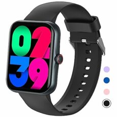 Smart Watch for Kids, Fitness Tracker Smart Watch with Bluetooth Call Voice Assistant, 100 Sports Modes, Sleep Monitor, Pedometer, Sport Watch for iOS Android