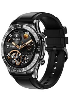 Smart Watch for Men Full Touchscreen Make/Answer Calls Mens Fitness Watches Heart Rate Blood Pressure Blood Oxygen Sleep Monitor Step Counter Activity Tracker Compatible with Android iOS Phones