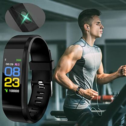 Smart Watch for Men Women Fitness Watch Heart Rate Sleep Monitor Step Counter Running Watch Bluetooth Smartwatch Touch Screen Fitness Tracker for Android iOS Digital Watch Christmas - Image 3