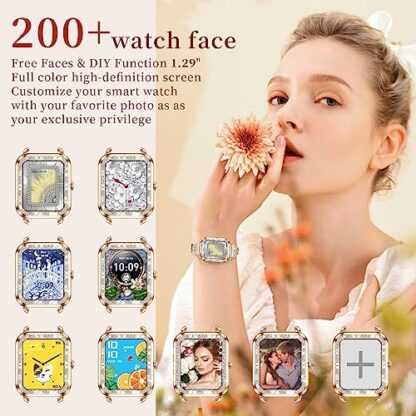 Smart Watches for Women Diamond,1.57" AMOLEDTouch Screen Ladies - Image 4