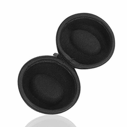 SourceTon Pack of 2 Watch Travel Case, Single Watch Box with Aluminium Zipper for Storage, Cushioned Round Portable Watch Case, Fits All Wristwatches and Smart Watches up to 50mm (Black & Purple) 3 SourceTon Pack of 2 Watch Travel Case, Single Watch Box with Aluminium Zipper for Storage, Cushioned Round Portable Watch Case, Fits All Wristwatches and Smart Watches up to 50mm (Black & Purple) - Image 3