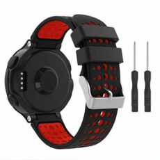 Supore Forerunner 235 Flexible Silicone Printing Watch Band with Tools for Forerunner 235/220/230/620/630/735 GPS Running Watch with Cardio Wrist