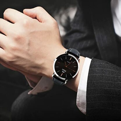 TStrap Leather Watch Straps 20mm - Soft Black Quick Release Watch Bracelet - Smart Watch Strap for Men Women Replacement – 14mm 16mm 18mm 19mm 20mm 21mm 22mm 23mm 24mm 4 TStrap Leather Watch Straps 20mm - Soft Black Quick Release Watch Bracelet - Smart Watch Strap for Men Women Replacement – 14mm 16mm 18mm 19mm 20mm 21mm 22mm 23mm 24mm - Image 4