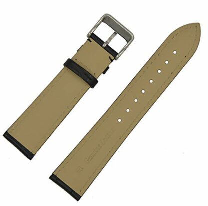 TStrap Leather Watch Straps - Soft Black Brown Alligator Watch Band Replacement - Military Watch Straps for Men Women - Smart Watch Bracelet Clasp - 14mm 16mm 18mm 19mm 20mm 21mm 22mm 24mm 3 TStrap Leather Watch Straps - Soft Black Brown Alligator Watch Band Replacement - Military Watch Straps for Men Women - Smart Watch Bracelet Clasp - 14mm 16mm 18mm 19mm 20mm 21mm 22mm 24mm - Image 3