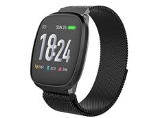 Trevi T-FIT 260 HB Smart Fitness Band Cardio Bracelet with GPS APP, Sleep Monitoring and Physical Activity, PPG Technology, Water Resistant, Bluetooth, Rechargeable Battery