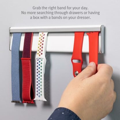 Twelve South TimePorter Watch Strap Organiser - Compatible with Apple Watch Bands, Watch Display & Wall Organiser, Fits and Brands, Watch Strap Storage Rack for Smart Watch 4 Twelve South TimePorter Watch Strap Organiser - Compatible with Apple Watch Bands, Watch Display & Wall Organiser, Fits and Brands, Watch Strap Storage Rack for Smart Watch - Image 4