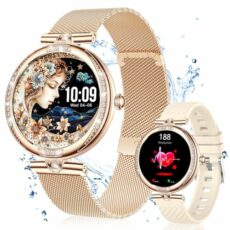 Vicloon Smart Watch for Men Women(Answer/Make Calls), Bluetooth Smartwatches for Android 5.0 and IOS 10.0 and Above, Sports Fitness Watch with Blood Pressure/Heart Rate/Sleep Monitor