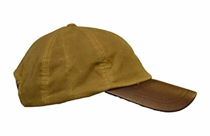 WALKER AND HAWKES - Wax Brunswick Baseball Cap w/Leather Peak - One-Size - Image 4