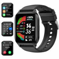 WILLFITME Smart Watches (Answer/Make Call) for Men/Women, 1.85'' Fitness Tracker Watch with SMS SYN, Heart Rate Sleep SpO2 StressSmartwatch, Multiple Sport Modes for Android & iOS