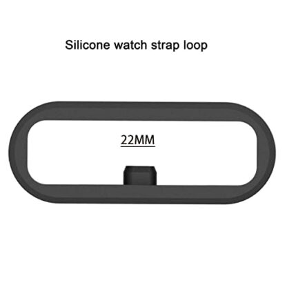 adspow 10Pcs 20mm Watch Strap Holder Loop,Rubber Watch Band Loop,Watch Band Retaining Hoop Loop Ring Retainer Holder,Smartwatch Band Retainer Loop Watch Fastener Rings 3 adspow 10Pcs 20mm Watch Strap Holder Loop,Rubber Watch Band Loop,Watch Band Retaining Hoop Loop Ring Retainer Holder,Smartwatch Band Retainer Loop Watch Fastener Rings - Image 3