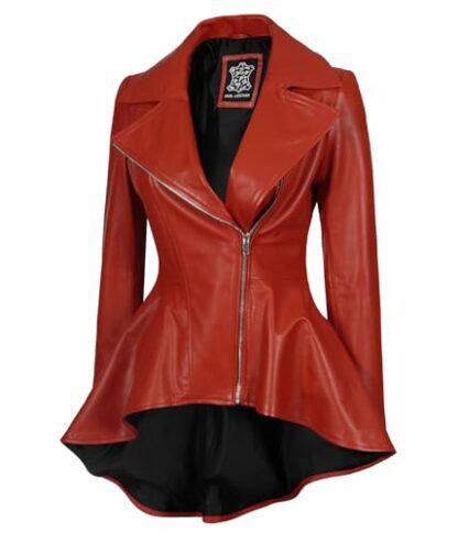 fjackets Real Leather Bomber Jacket - Motorcycle Casual Stand Collar with a Removable Hood - Image 3