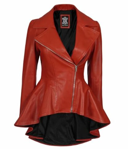 fjackets Real Leather Bomber Jacket - Motorcycle Casual Stand Collar with a Removable Hood - Image 2