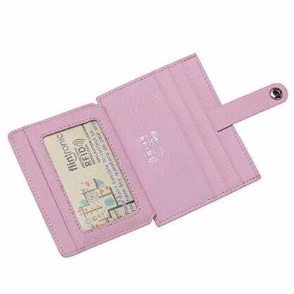flintronic Credit Card Holder, RFID Blocking Leather Wallet - Image 4