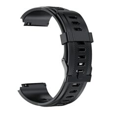 yiqungo Replacement Bands Compatible with k22 k27 Smart Watch Band, Quick Release Silicone Watch Straps for Men